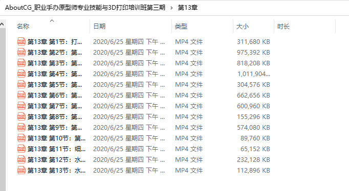 职业手办原型师专业技能与3D打印培训班第三期