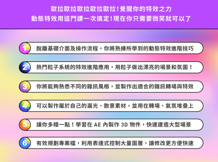 AE必学特效实战课｜只要你懂特效，特效就会帮你2021年3月完结