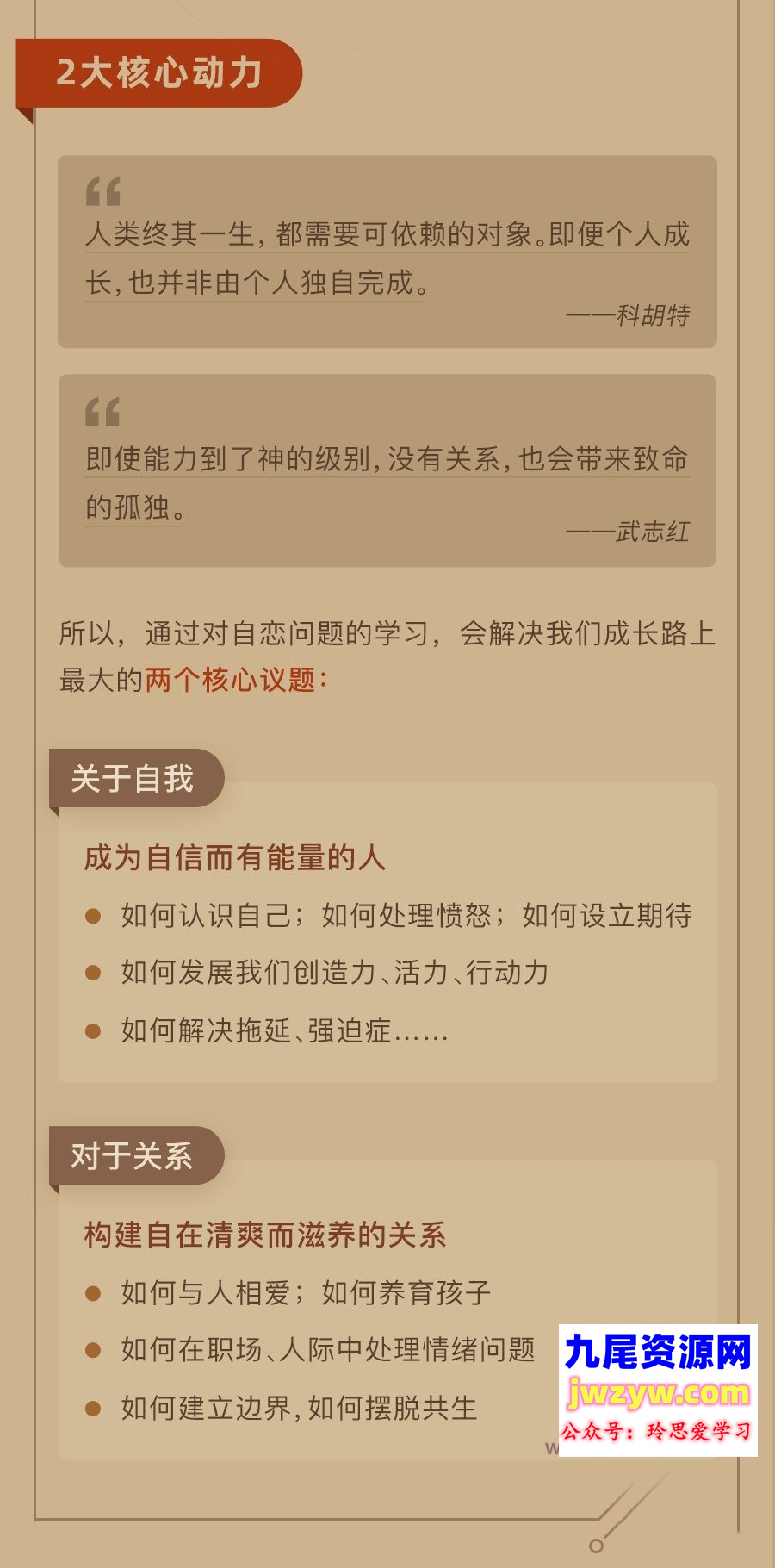 武志红·全能自恋80讲：从自恋到自信，唤醒活力自我（完结）